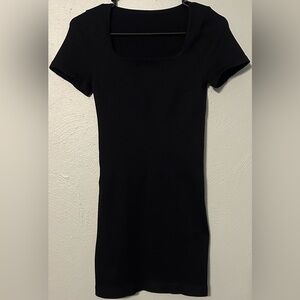 Ribbed Tummy Control Mini Dress